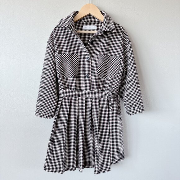 Zara Dress 6 years Collared long sleeve dress patterned - Picture 1 of 15